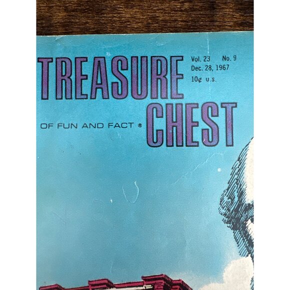 Treasure Chest Comic Vol 23 #9 Dec 28 1967 10¢ Brooklyn Bridge Artwork Issue - Picture 4 of 6